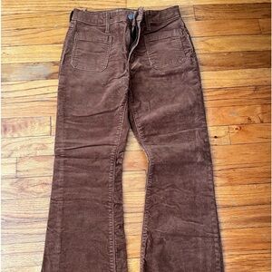 Kids High Rise Corduroy '70s Flare Pants